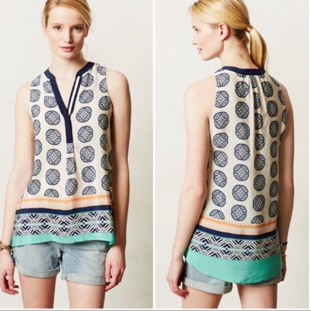Anthropologie Finn Silk Tank by Vanessa
Virginia